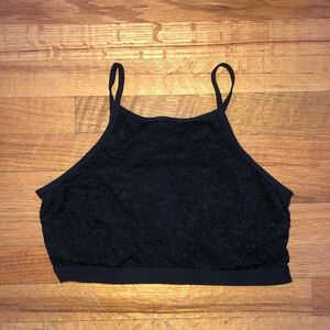 Lacey Black bralette/crop